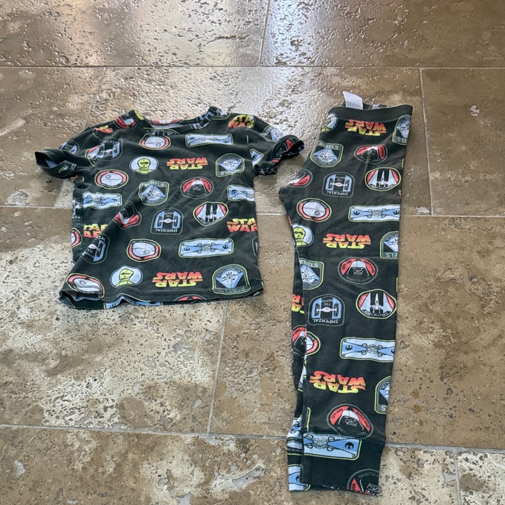 Gap Star Wars Kids Pajamas Set - Hunter green